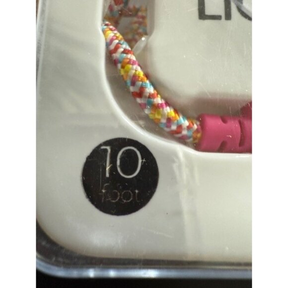 POWERXCEL iphone ipad compat 4 ft cable ihip cute cords braided 10 ft USB Set 2 - Picture 5 of 6